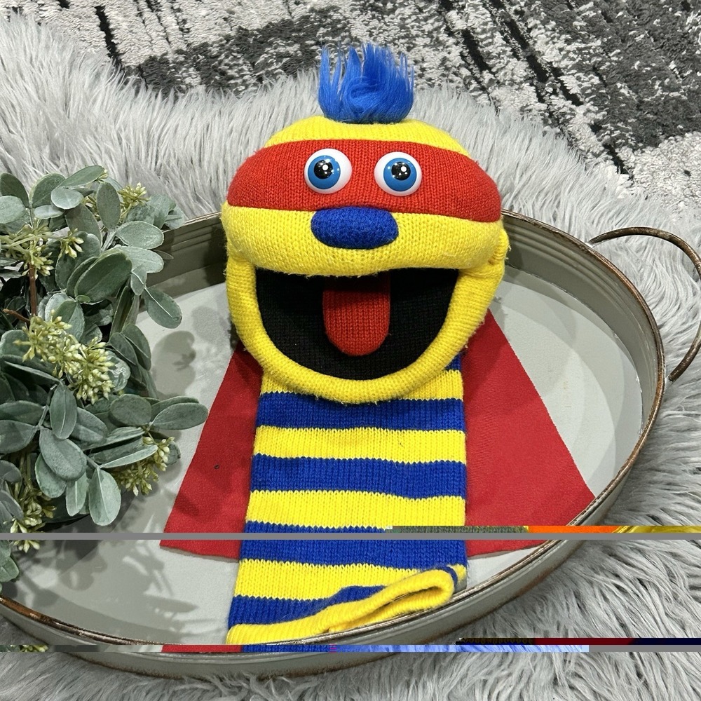 VINTAGE The Puppet Company - Knitted Puppet -Zap The Hand Puppet